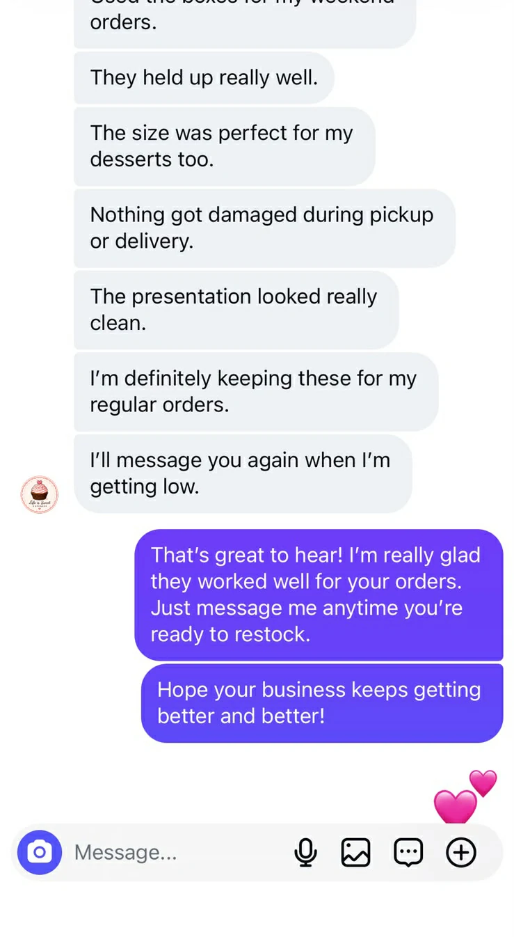 Customer feedback for Kapackaging