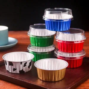 Round Foil Dessert Cups 125ml