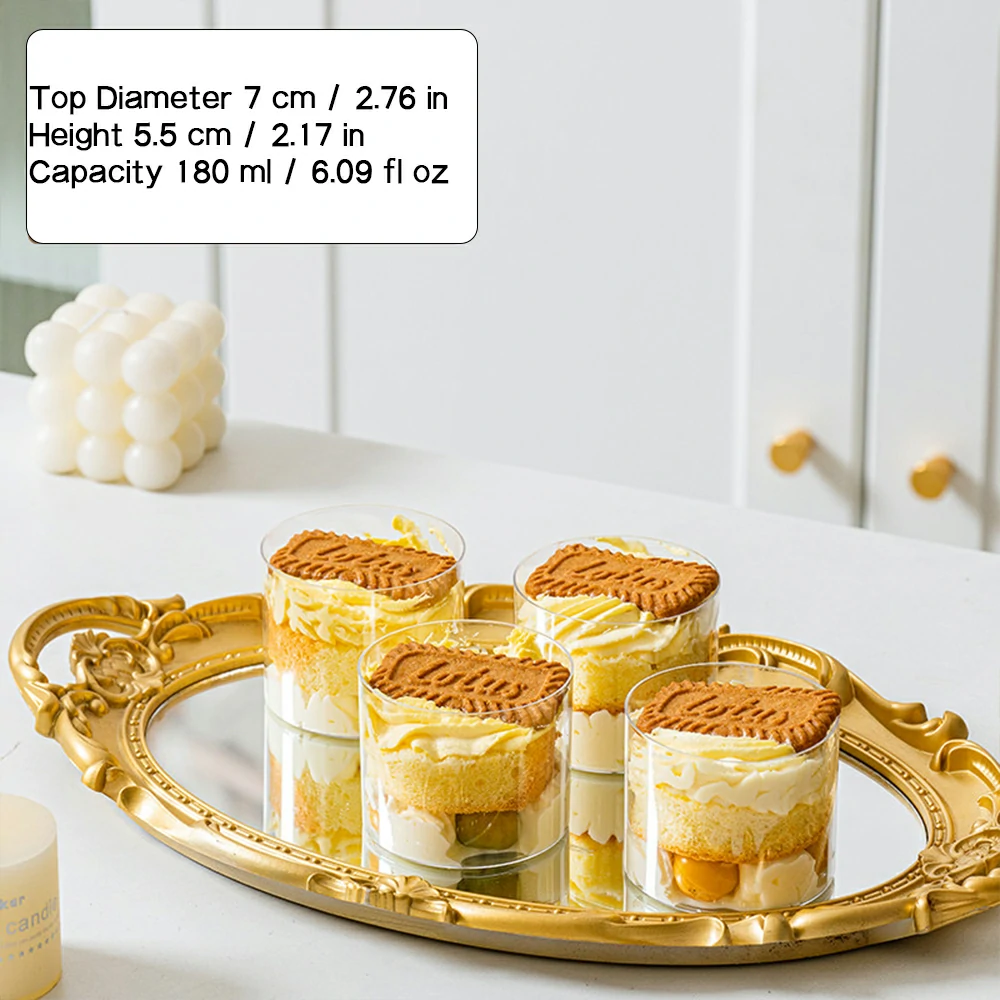 Clear Dessert Cups for Mousse, Parfaits & Mini Desserts - Image 4