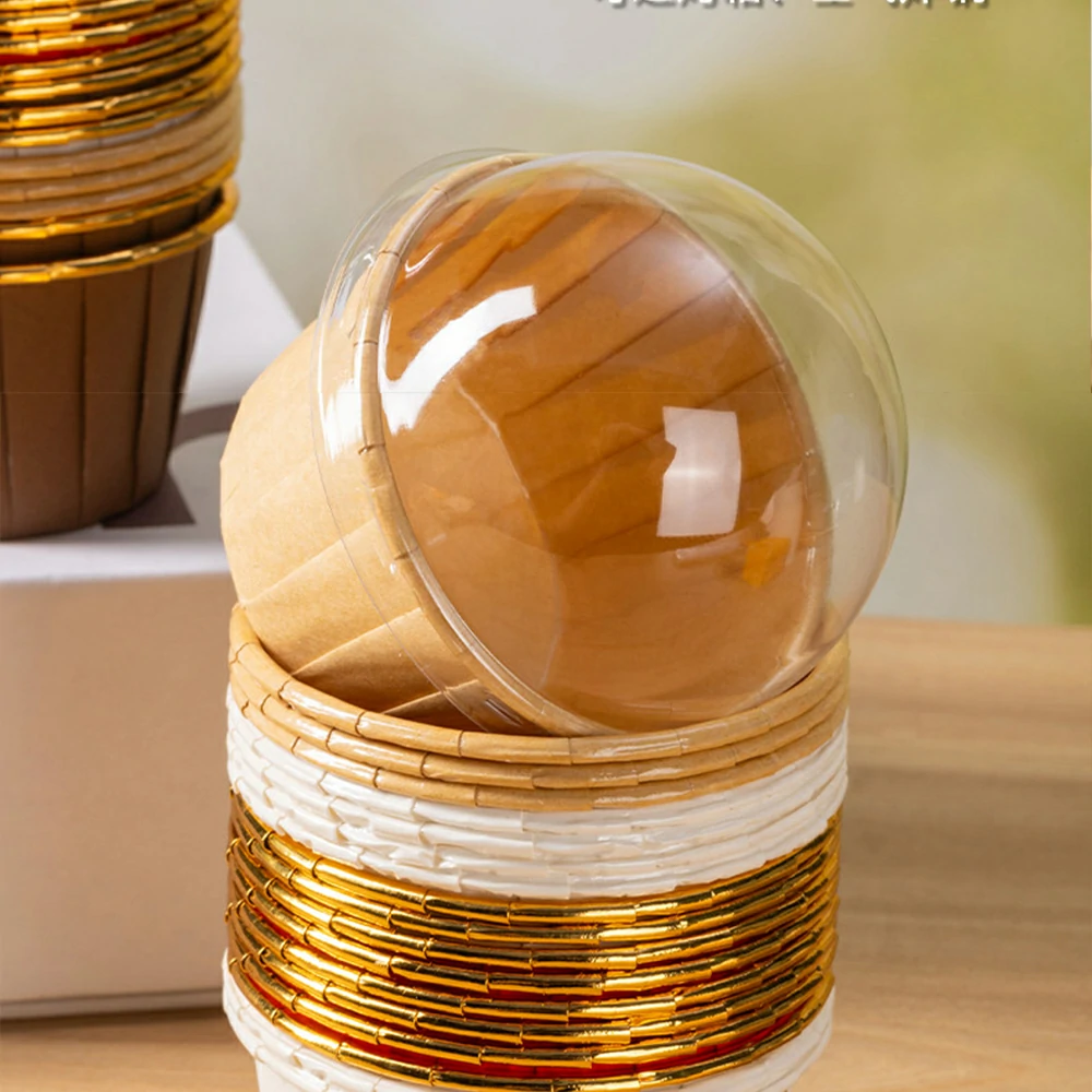 Freestanding Paper Baking Cups for Cupcakes & Desserts - Image 5