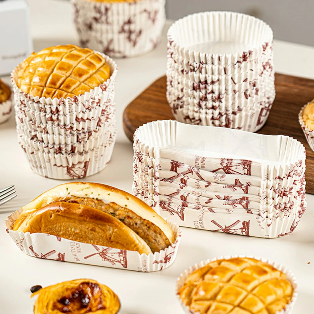 Oven-Safe Paper Baking Molds for Bread & Cakes - Image 2